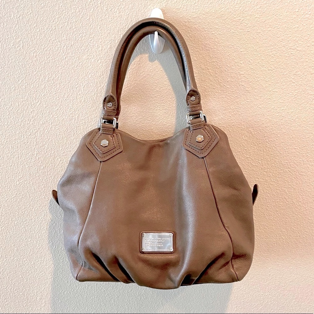 Marc Jacobs Cement Leather Tote Bag